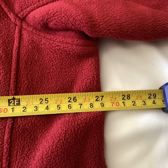 Lands’ End Men Fleece Jacket with Side Pockets and Full length zipper - Picture 6 of 8